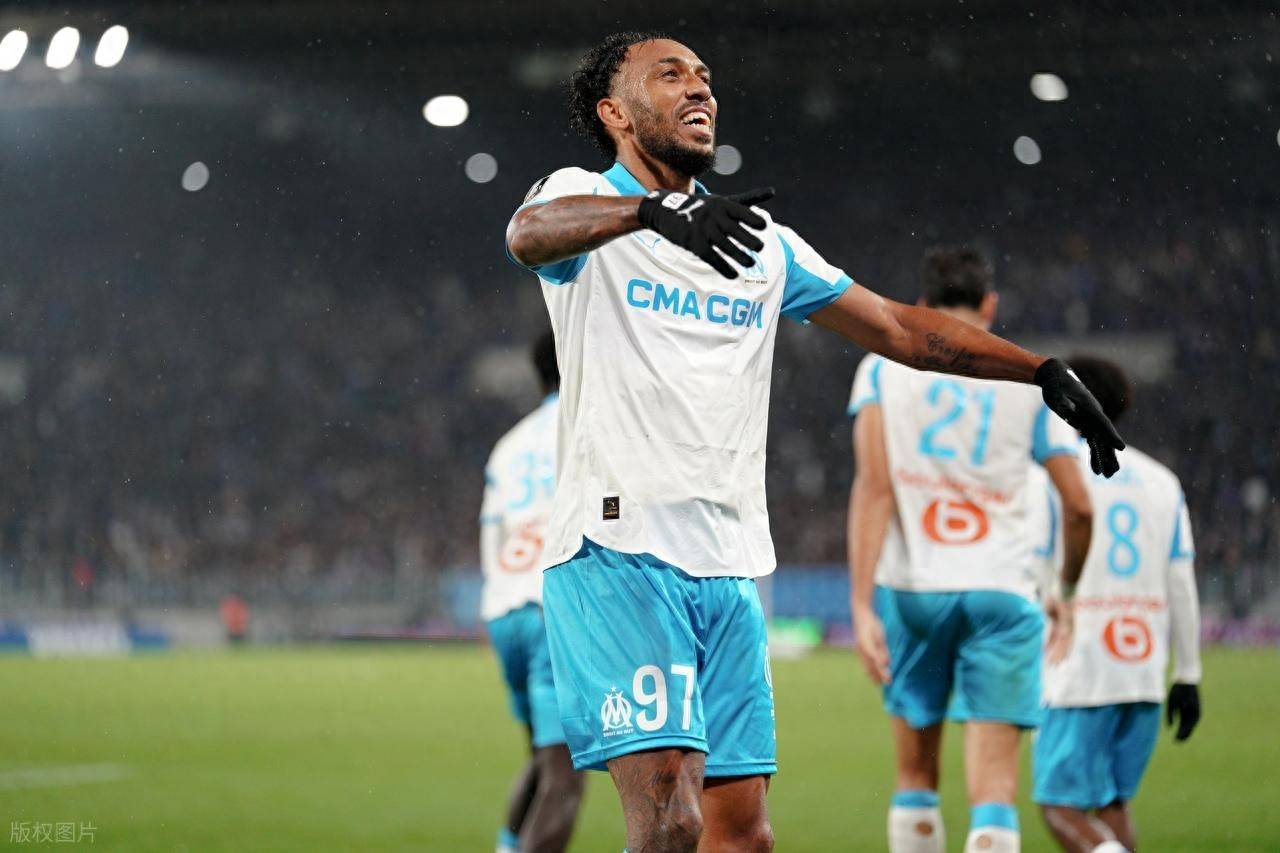 4-0,36岁奥巴梅杨1球2助,格林伍德1球,法甲第3横扫欧冠4冠王